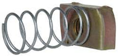 Cooper B-Line - 3/8-16" Rod, Zinc Dichromate Steel Spring Strut Nut - 1100 Lb Capacity, 3/8-16" Bolt - Strong Tooling