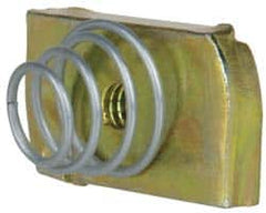 Cooper B-Line - 1/4-20" Rod, Zinc Dichromate Steel Spring Strut Nut - 450 Lb Capacity, 1/4-20" Bolt - Strong Tooling