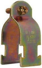 Cooper B-Line - 1" Pipe, 14 Gauge" Pipe or Conduit Clamp - Zinc Dichromate, 600 Lb Capacity, Rigid & IMC Conduit - Strong Tooling