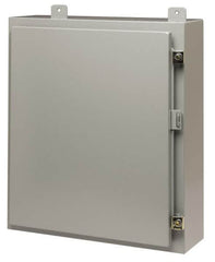 Cooper B-Line - Steel Standard Enclosure Hinge Flat Cover - NEMA 12, 13, 24" Wide x 30" High x 10" Deep - Strong Tooling