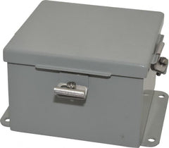 Cooper B-Line - Steel Standard Enclosure Hinge Flat Cover - NEMA 4, 12, 13, 6" Wide x 6" High x 4" Deep, Rainproof & Watertight - Strong Tooling