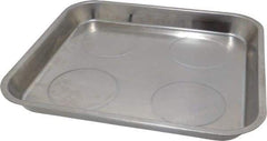 Eclipse - 11-1/2" Long x 10-11/16" Wide Magnetic Tray - Stainless Steel with Rubber-Coated Ferrite - Strong Tooling