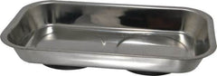 Eclipse - 9-1/2" Long x 5-9/16" Wide Magnetic Tray - Stainless Steel with Rubber-Coated Ferrite - Strong Tooling