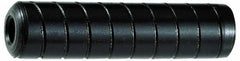 Holo-Krome - 3/8" Diam x 1-3/4" Pin Length 4000 Alloy Steel Pull Out Dowel Pin - Black Luster Finish, C 47-58 & C 60 (Surface) Hardness, 1 Beveled & 1 Threaded End - Strong Tooling