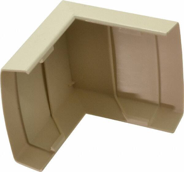 Wiremold - 2-1/2 Inch Long, Raceway Elbow End - 90°, Ivory, For Use with Wiremold 2300 Series Raceways - Strong Tooling