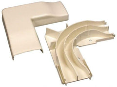 Wiremold - 4-3/16 Inch Long, Raceway Elbow End - 90°, Ivory, For Use with Wiremold 2300 Series Raceways - Strong Tooling