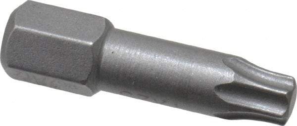 Wera - 1/4" Drive T25 Torx Screwdriver Bit - 1" OAL, Insert Bit - Strong Tooling