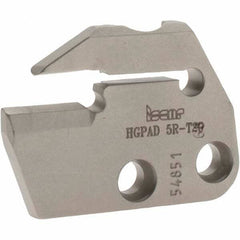 Iscar - Right Hand Cut, 5mm Insert Width, Cutoff & Grooving Support Blade for Indexables - 20mm Max Depth of Cut, 6mm Head Projection - Strong Tooling