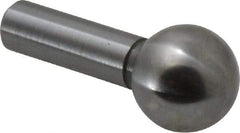 Gibraltar - 3/8" Ball Diam, 3/16" Shank Diam, Steel Inspection Tooling Ball - Press-Fit Shank, 3/4" Ball Center to Shank Bottom - Strong Tooling