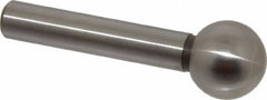 Gibraltar - 1/2" Ball Diam, 1/4" Shank Diam, Steel Inspection Tooling Ball - Slip-Fit Shank, 1-1/2" Ball Center to Shank Bottom - Strong Tooling