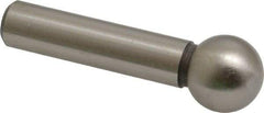 Gibraltar - 1/2" Ball Diam, 5/16" Shank Diam, Steel Inspection Tooling Ball - Slip-Fit Shank, 1-1/2" Ball Center to Shank Bottom - Strong Tooling