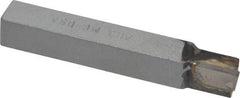 Accupro - 1/2 x 1/2" Shank, Square Shoulder Turning Single Point Tool Bit - AR-8, Grade Micrograin - Exact Industrial Supply