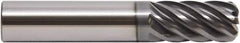 M.A. Ford - 1", 7 Flute, Single End, Solid Carbide, 0.015" Corner Radius End Mill - 4" OAL, 38° Helix, Right Hand Flute, 1-1/2" LOC, Right Hand Cut - Strong Tooling