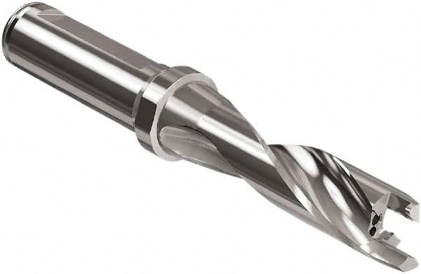 Seco - 13 to 13.99mm Diam, 3xD, 42mm Max Depth, 5/8" Shank Diam, 2" Flute, 4-13/32" OAL, Replaceable Tip Drill - SD403 Toolholder, Series Crownloc Plus - Strong Tooling