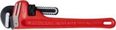 Paramount - 10" Cast Iron Straight Pipe Wrench - 1-1/2" Pipe Capacity - Strong Tooling