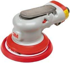 3M - 12,000 OPM, 17 CFM Air Consumption, 90 psi Air Pressure, Palm Air Orbital Sander - Round Pad, - Strong Tooling