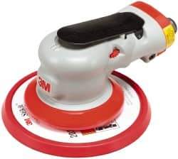 3M - 12,000 OPM, 17 CFM Air Consumption, 90 psi Air Pressure, Palm Air Orbital Sander - Round Pad, - Strong Tooling