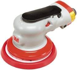 3M - 12,000 OPM, 17 CFM Air Consumption, 90 psi Air Pressure, Palm Air Orbital Sander - Round Pad, - Strong Tooling