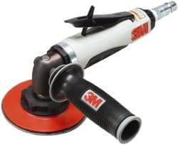 3M - 4 to 5" Disc, 12,000 RPM, Pneumatic Handheld Disc Sander - 3/8 NPT Inlet, 1 hp, 90 psi - Strong Tooling