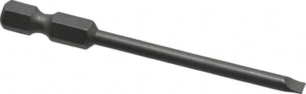 Wera - 9/64" Slotted Screwdriver Bit - 1/4" Hex Drive, 2-3/4" OAL - Strong Tooling