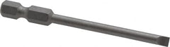 Wera - 5/32" Slotted Screwdriver Bit - 1/4" Hex Drive, 2-3/4" OAL - Strong Tooling