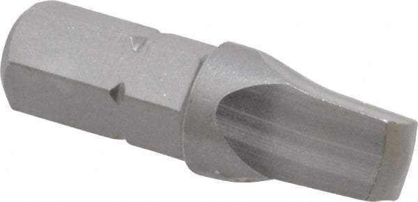 Wera - #4" Square Size Square Recess Bit - 1/4" Hex Drive, 1" OAL - Strong Tooling