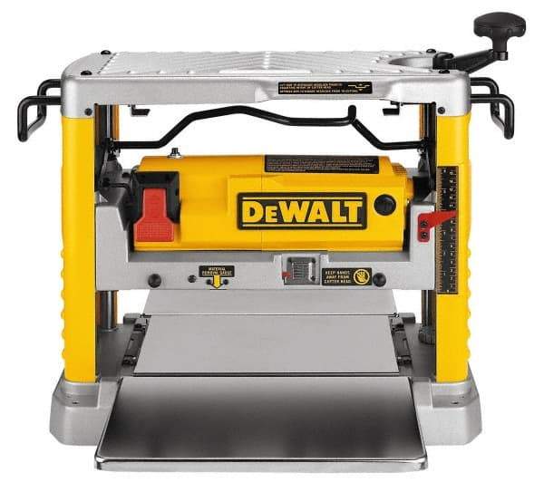 DeWALT - 15 Amp, 10,000 RPM, Bench Planer - 1/8 Inch Depth of Cut, 12-1/2 Inch Wide, 6 Inch Depth Capacity - Strong Tooling