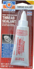 Permatex - 50 mL Tube, White, Paste High Strength Threadlocker - Series 592 - Strong Tooling