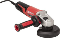 Milwaukee Tool - 5" Wheel Diam, 2,800 to 11,000 RPM, Corded Angle & Disc Grinder - 5/8-11 Spindle, 120 Volts, 13 Amps - Strong Tooling