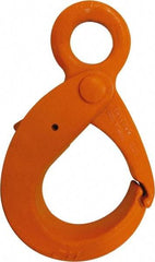 CM - Chain Grade 100, 8,800 Lbs. Load Limit Eye Latchlok Hook - 2.27 Inch Hook Throat, 6.65 Inch Reach, 1.36 Inch Eye Inside Diameter, 3/8 Inch Chain Diameter, 7.72 Inch Overall Length, 0.59 Inch Eye Thickness - Strong Tooling