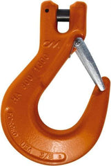 CM - 5/8 Inch Chain Diameter, Grade 100 Clevis Hook - 22,600 Lbs. Load Capacity, 0.71 Inch Inside Diameter, 3/4 Inch Pin Diameter, 1.69 Inch Hook Throat, 8.43 Inch Overall Length, 6.2 Inch Hook Width - Strong Tooling