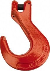 CM - 5/8 Inch Chain Diameter, Grade 100 Clevis Hook - 22,600 Lbs. Load Capacity, 0.71 Inch Inside Diameter, 3/4 Inch Pin Diameter, 1.69 Inch Hook Throat, 8.43 Inch Overall Length, 6.2 Inch Hook Width - Strong Tooling