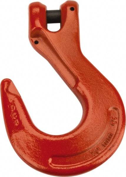 CM - 3/8 Inch Chain Diameter, Grade 100 Clevis Hook - 8,800 Lbs. Load Capacity, 0.47 Inch Inside Diameter, 0.51 Inch Pin Diameter, 1.06 Inch Hook Throat, 6.53 Inch Overall Length, 4.38 Inch Hook Width - Strong Tooling