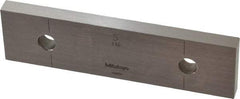 Mitutoyo - 5" Rectangular Steel Gage Block - Accuracy Grade 0, Includes Certificate of Inspection - Strong Tooling