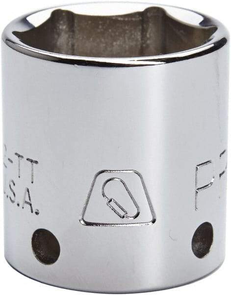 Proto - 5/16", 3/8" Drive, Standard Hand Socket - 12 Points, 1-3/32" OAL, Steel, Chrome Finish - Strong Tooling