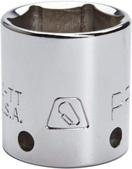 Proto - 5/16", 3/8" Drive, Standard Hand Socket - 12 Points, 1-3/32" OAL, Steel, Chrome Finish - Strong Tooling