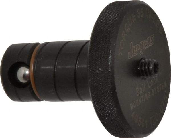 Jergens - 20mm Diam Ball Lock Modular Fixturing Shank - 1.53" Shank Length, 1-3/4" Head Diam, Compatible with 3/4" Thick Plate, 3,000 Lb Max Holding Force, 1/8 Key Size, Steel - Strong Tooling