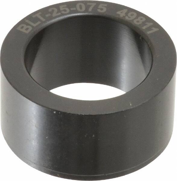 Jergens - 1.3772" OD, 3/4" Plate Thickness, Secondary Ball Lock, Modular Fixturing Liner - 25mm ID, -0.0004, 0.0000" Tolerance - Strong Tooling