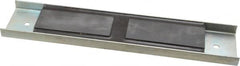 Eclipse - 60 Max Pull Force Lb, 12" Long x 2-1/2" Wide x 5/8" Thick, Rectangular Channel, Ceramic Fixture Magnet - 212°F Max Operating Temp, 0.01" Mounting Hole Diam, Stainless Steel Housing - Strong Tooling