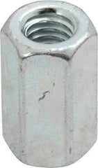 Value Collection - 5/16-18 UNC, 7/8" OAL Steel Standard Coupling Nut - Zinc-Plated Finish, 1/2" Width Across Flats - Strong Tooling