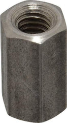 Made in USA - 5/16-18 UNC, 7/8" OAL Stainless Steel Standard Coupling Nut - 1/2" Width Across Flats - Strong Tooling