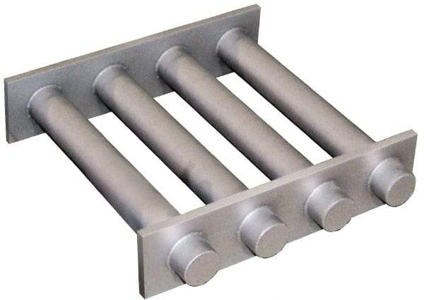 Mag-Mate - 6 Inch Long Square Grate Separator - Rare Earth Magnet, Diverter, 3 Tubes - Strong Tooling