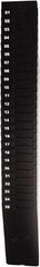 Lathem Time - 33-1/2" High x 4-1/2" Wide 25 Pocket Adjustable Time Card Rack - Black, Use with Time Cards - Strong Tooling