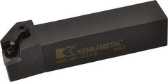 Kennametal - MCLN, Right Hand Cut, 5° Lead Angle, 1-1/4" Shank Height x 1-1/4" Shank Width, Negative Rake Indexable Turning Toolholder - 6" OAL, CN..54. Insert Compatibility, Series Kenloc - Strong Tooling