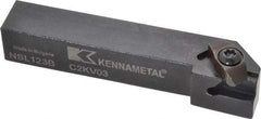 Kennametal - External Thread, Left Hand Cut, 19.05mm Shank Width x 19.05mm Shank Height Indexable Threading Toolholder - 114.3mm OAL, N.3L Insert Compatibility, NS Toolholder, Series Top Notch - Strong Tooling