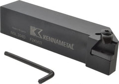 Kennametal - External Thread, Left Hand Cut, 31.75mm Shank Width x 31.75mm Shank Height Indexable Threading Toolholder - 152.4mm OAL, N.4L Insert Compatibility, NS Toolholder, Series Top Notch - Strong Tooling