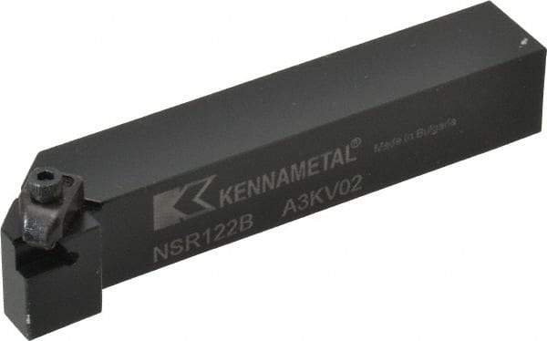 Kennametal - External Thread, Right Hand Cut, 19.05mm Shank Width x 19.05mm Shank Height Indexable Threading Toolholder - 114.3mm OAL, N.2R Insert Compatibility, NS Toolholder, Series Top Notch - Strong Tooling