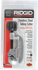 Ridgid - 3/16" to 1-1/8" Pipe Capacity, Tube Cutter - Cuts Copper, Aluminum, Brass - Strong Tooling