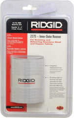 Ridgid - 1/2 to 2 Pipe Capacity, Inner Outer Reamer - Cuts Copper, Aluminium, and Thin Walled Stainless Steel Tubes - Strong Tooling