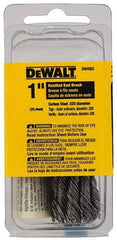 DeWALT - 1" Brush Diam, Knotted, End Brush - 1/4" Diam Shank, 20,000 Max RPM - Strong Tooling